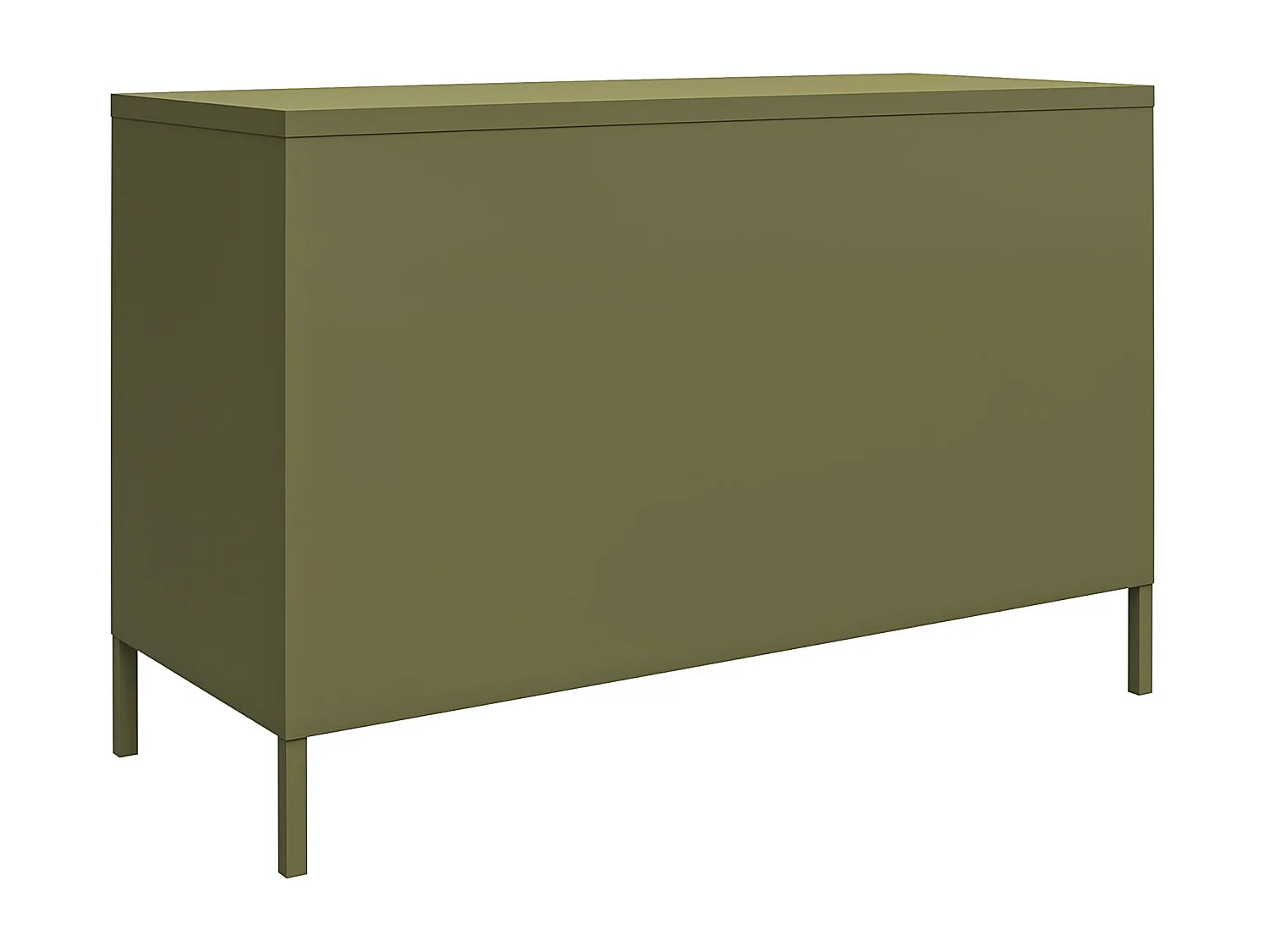 Bradford | Armoire 2 portes en métal vert olive