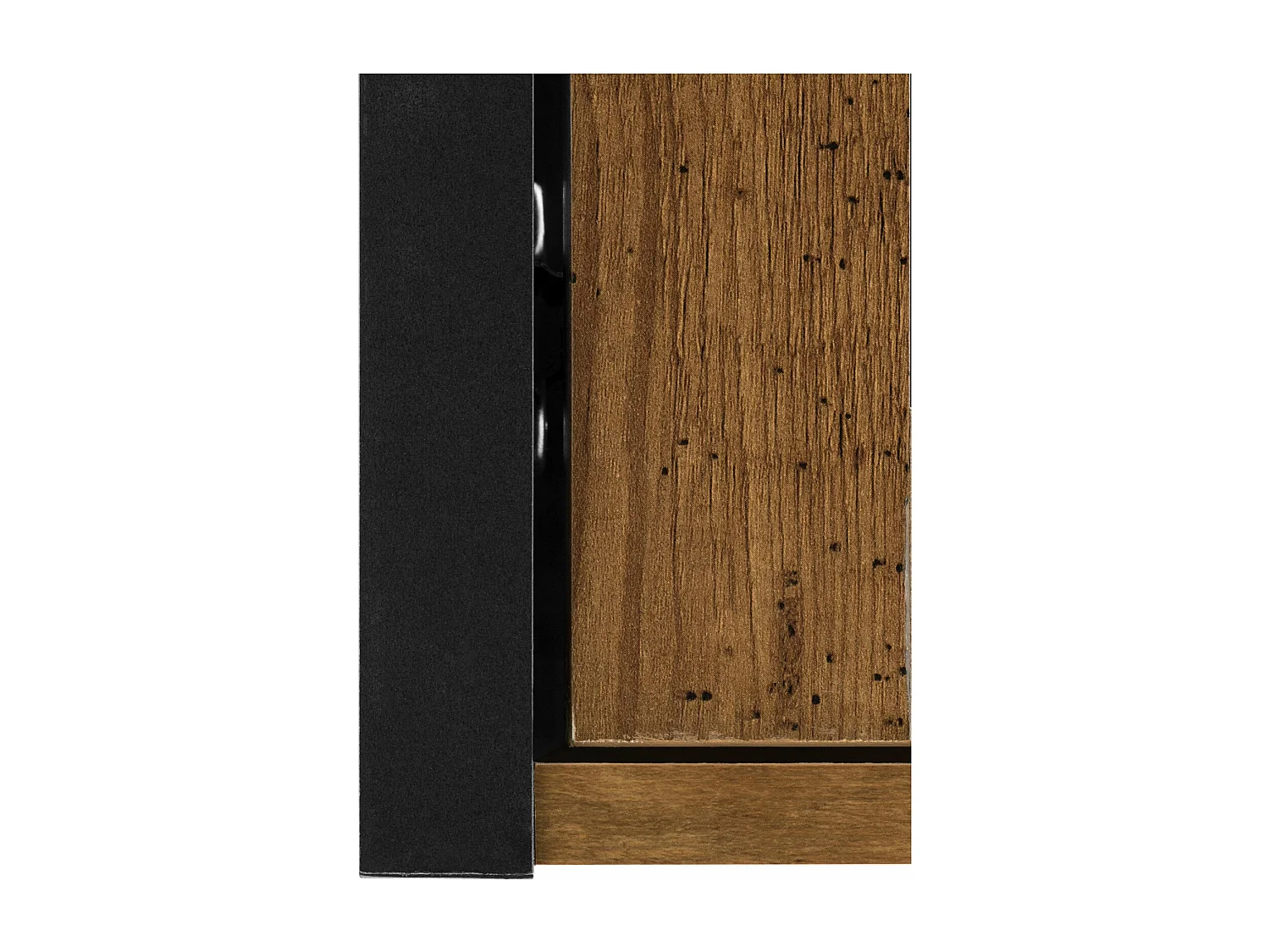 Mueble de pared+Puerta de vidrio en tablero aglomerado roble parcífico