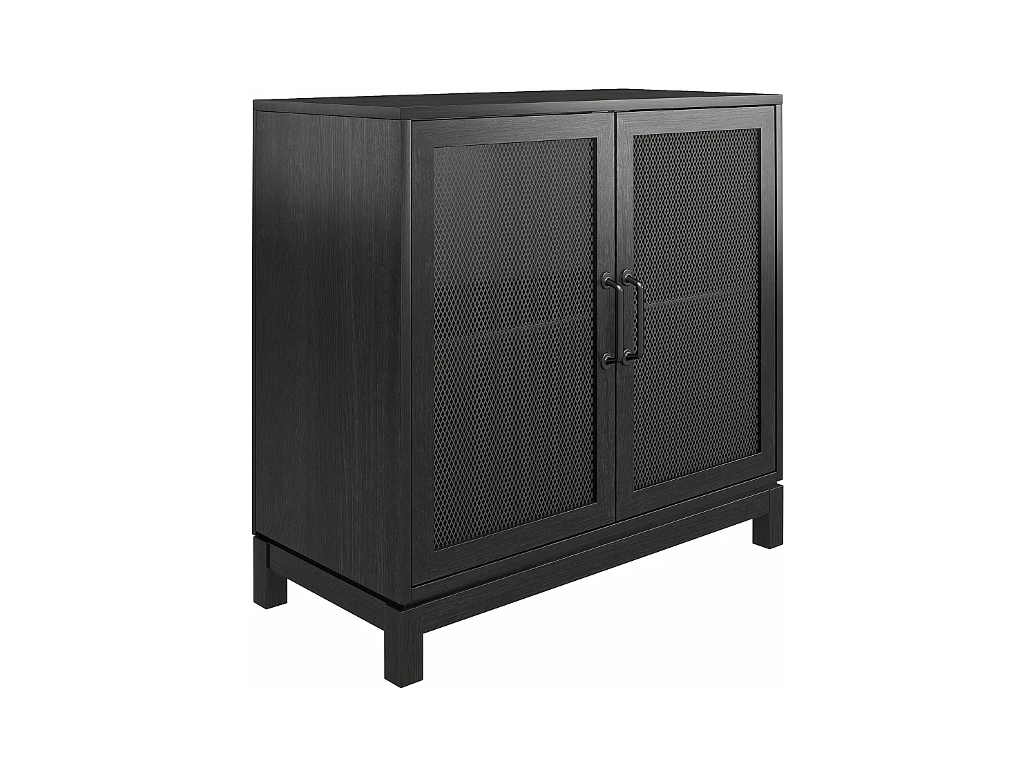 Tess| Armadio a 2 ante in MDF Rovere Nero