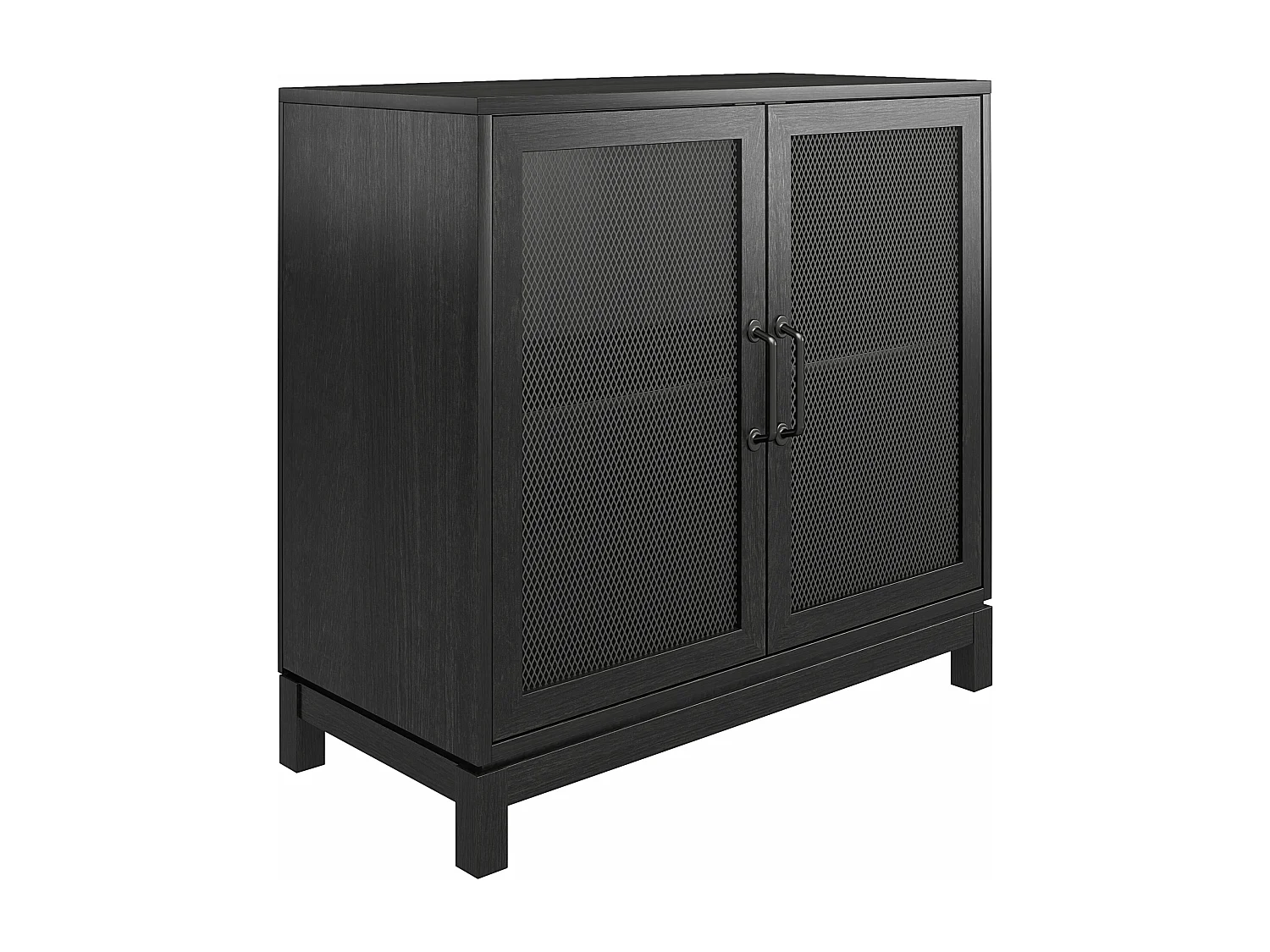 Tess| Armadio a 2 ante in MDF Rovere Nero