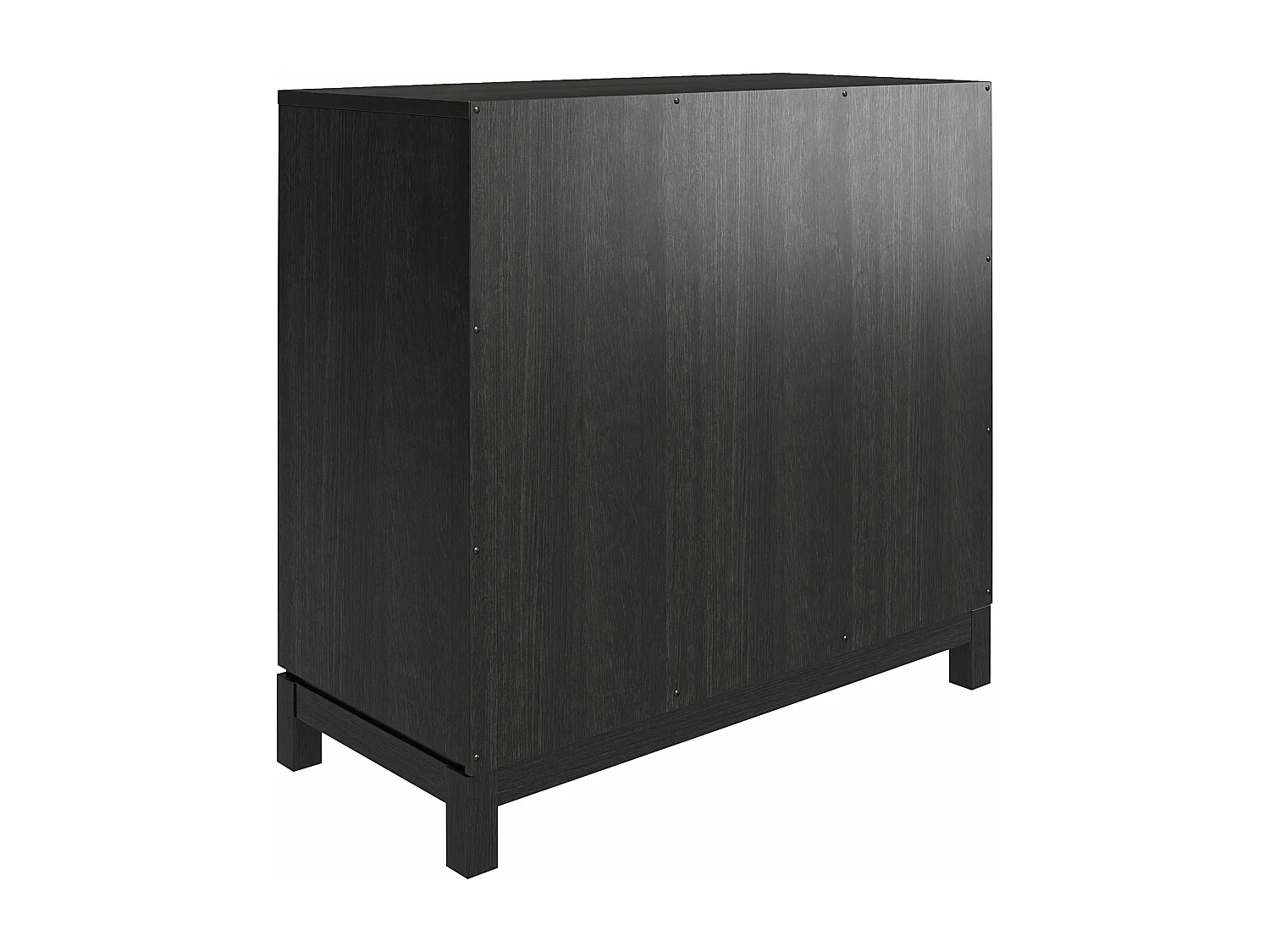 Tess | Armoire 2 portes en MDF chêne noir