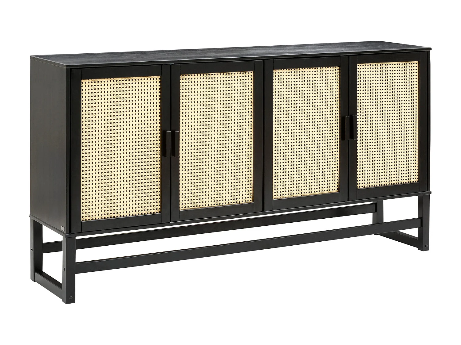 Jolene | Buffet 4 portes en pin expresso