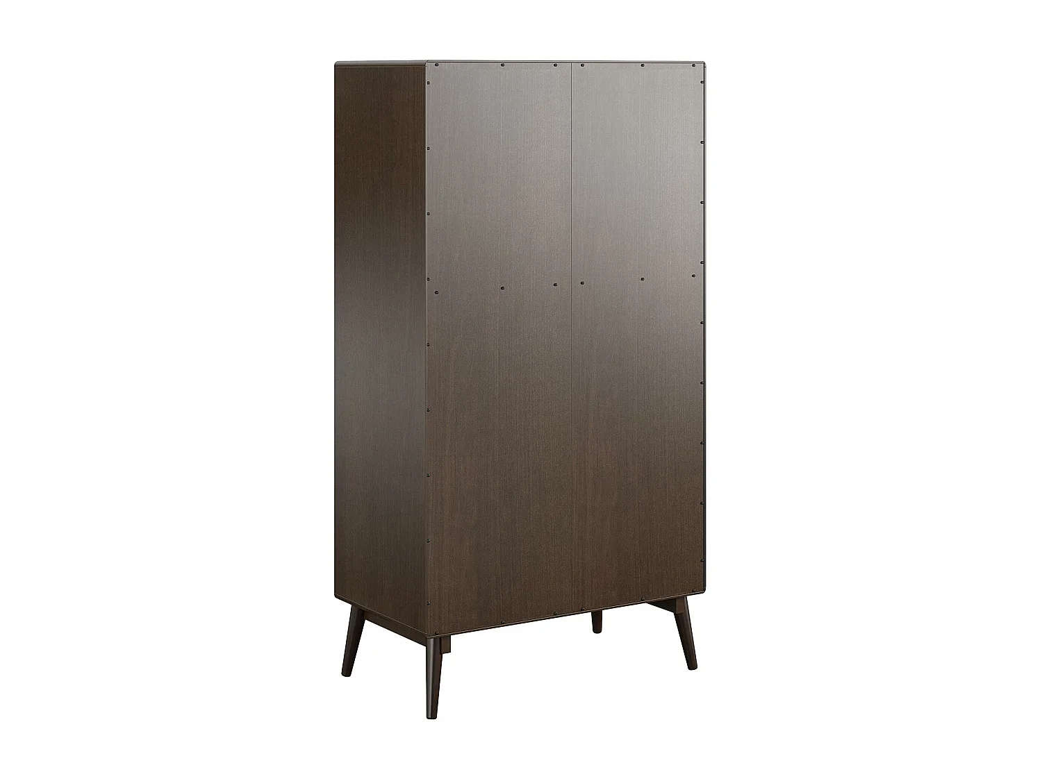 Kommode mit 3 Schubladen aus MDF-Walnuss