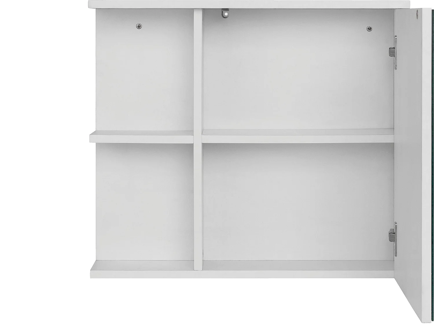 Mirza | Armoire avec 1 porte et 1 étagère en panneaux de particules et verre