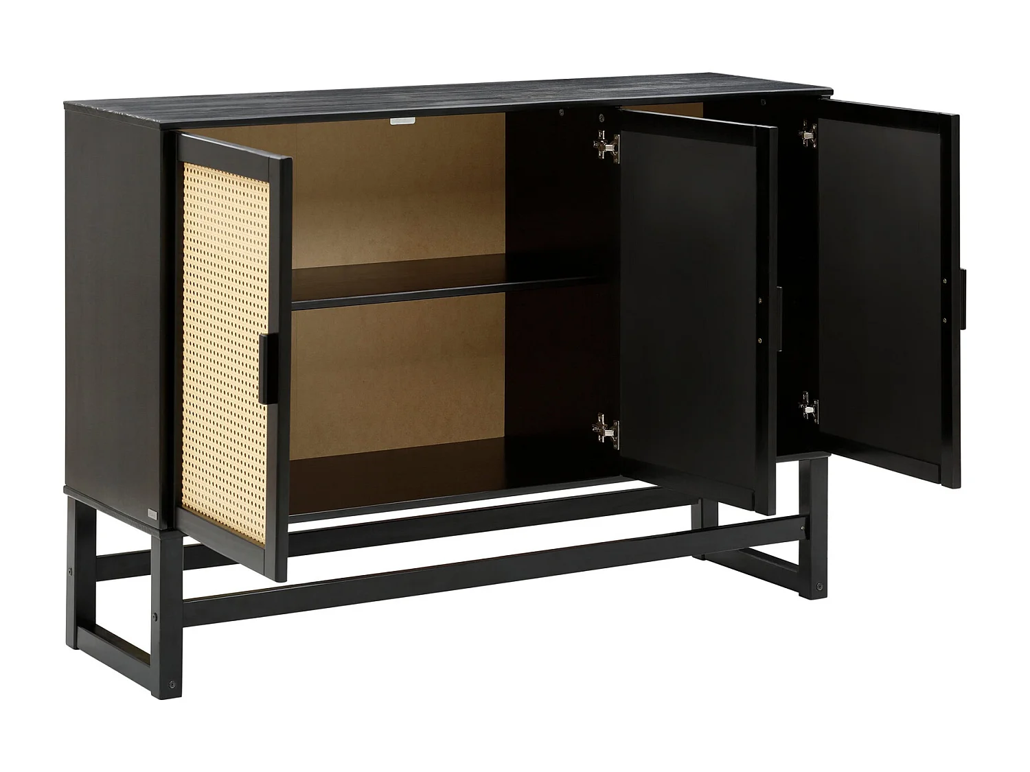 Jolene | Buffet 3 portes en pin expresso