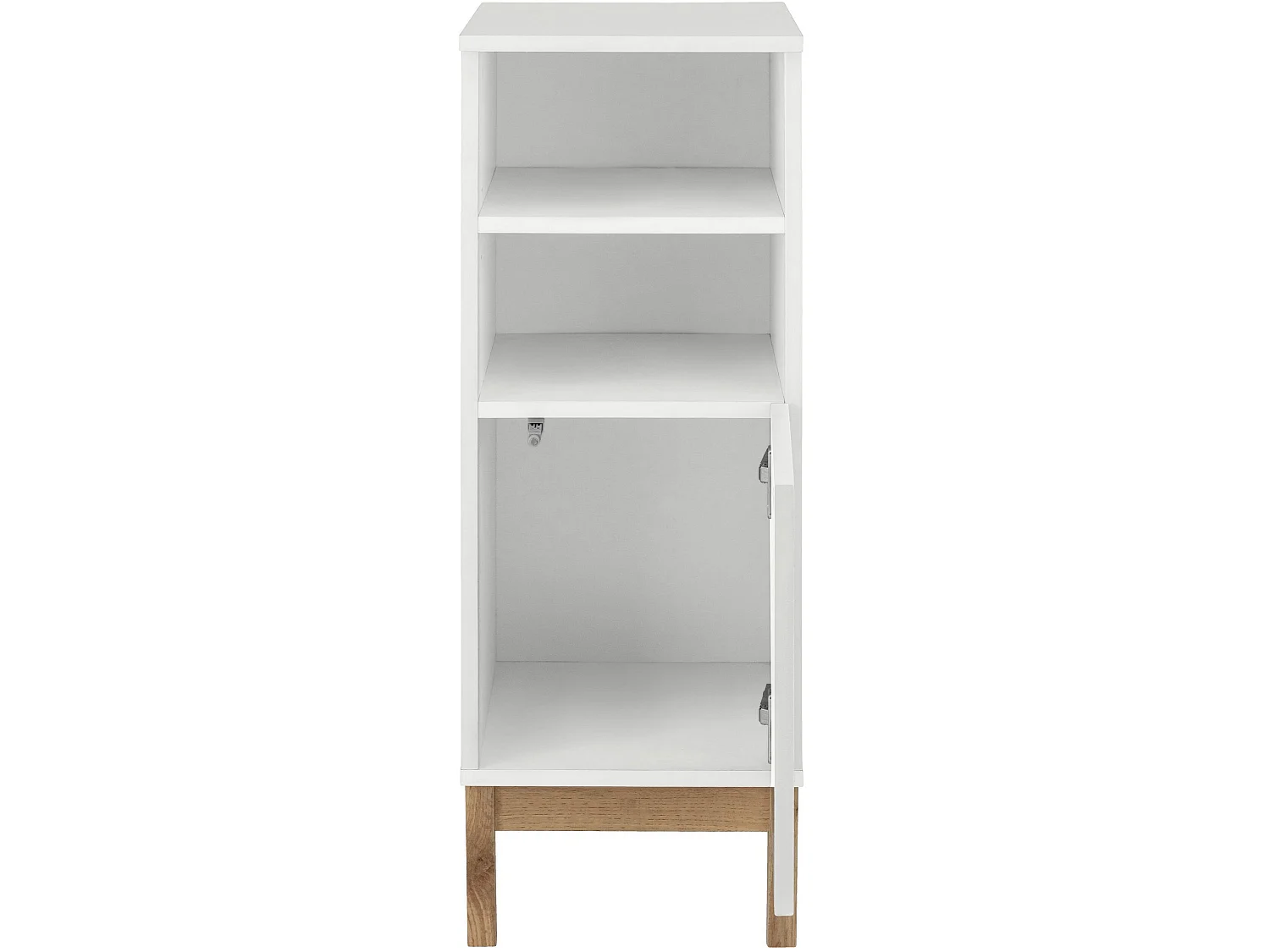 Mueble con 1 puerta en aglomerado blanco