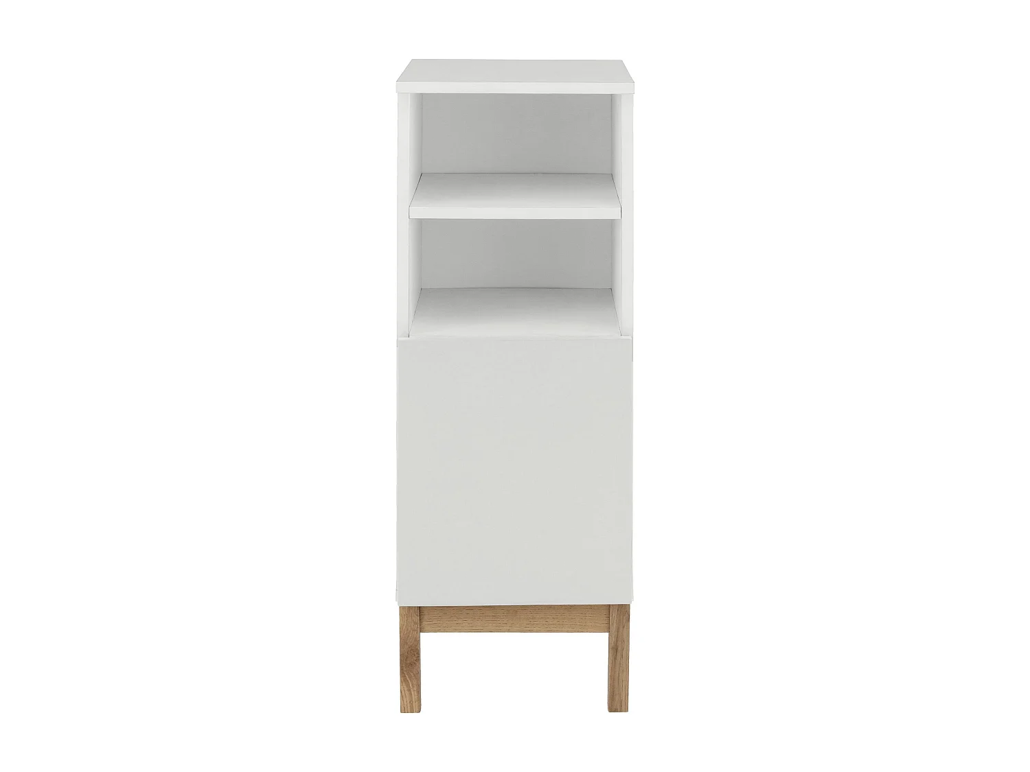 Mueble con 1 puerta en aglomerado blanco