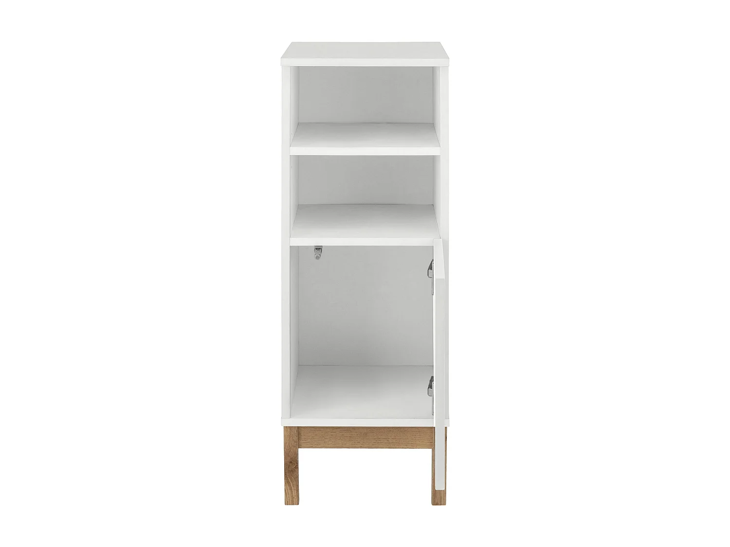 Mueble con 1 puerta en aglomerado blanco