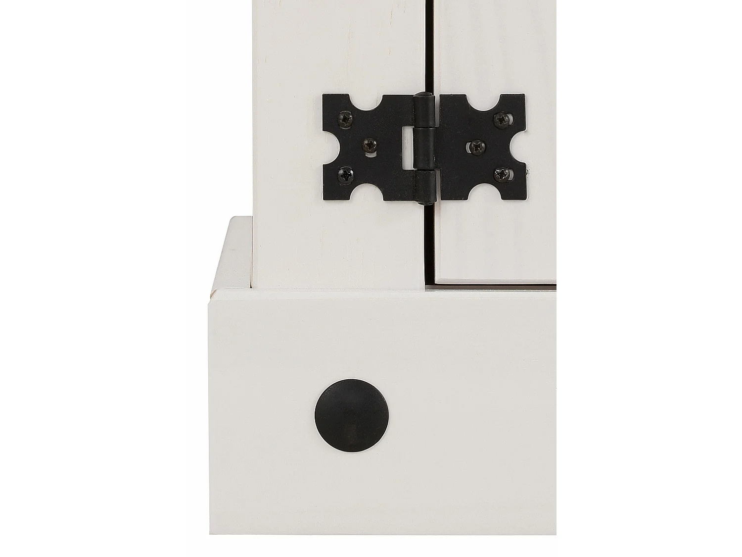 Mexico | Lowboard avec 2 portes et 2 compartiments ouverts en pin blanc