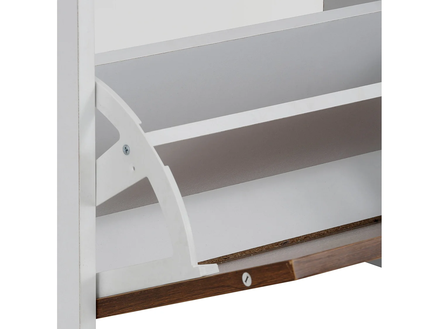 Lareira com 2 portas de aglomerado preto