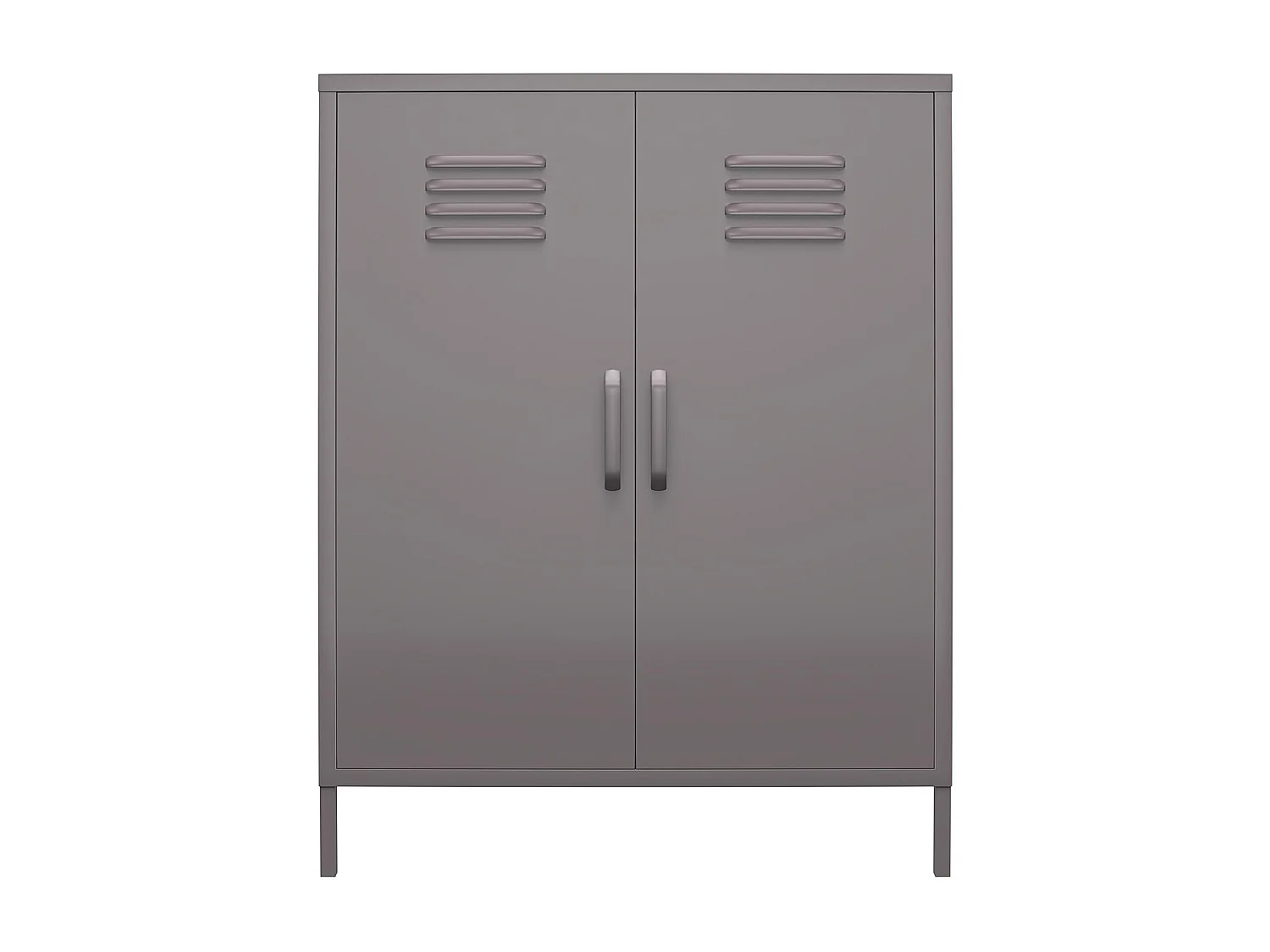 Mobile ad 1 anta in metallo grigio grafite