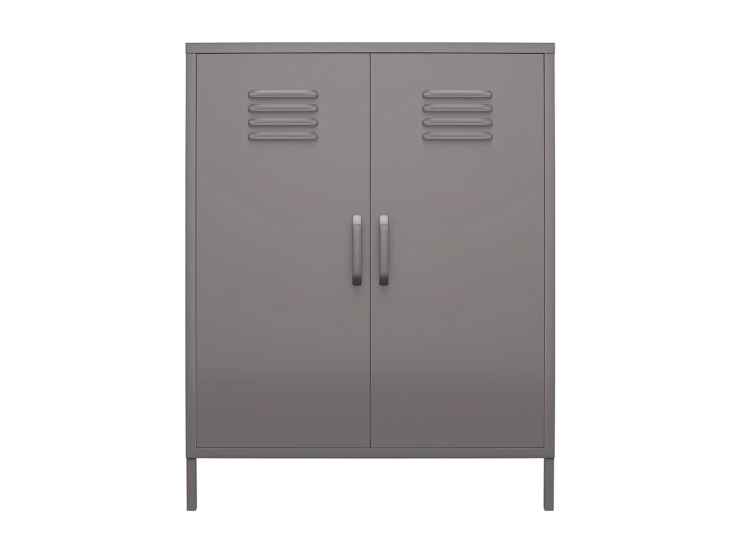 Mobile ad 1 anta in metallo grigio grafite