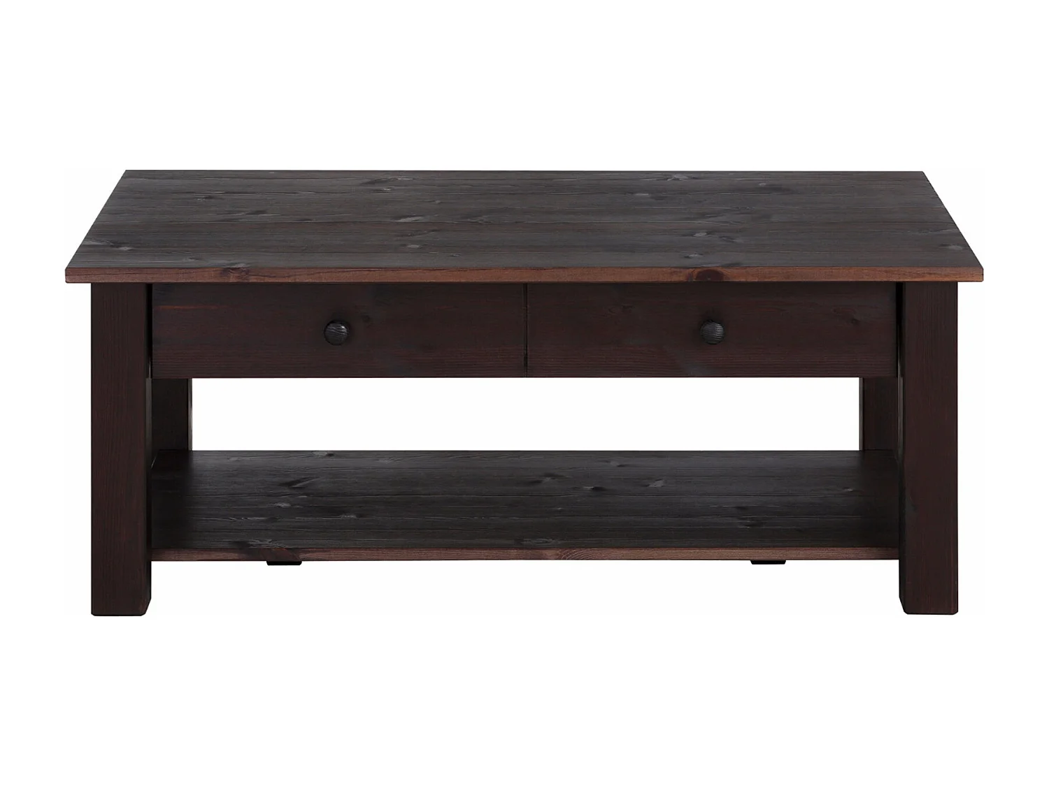 Chicago|Table basse en pin marron