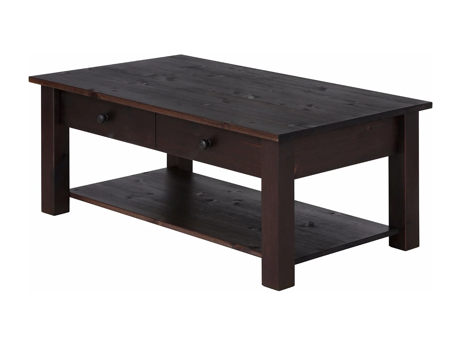 Chicago|Table basse en pin marron