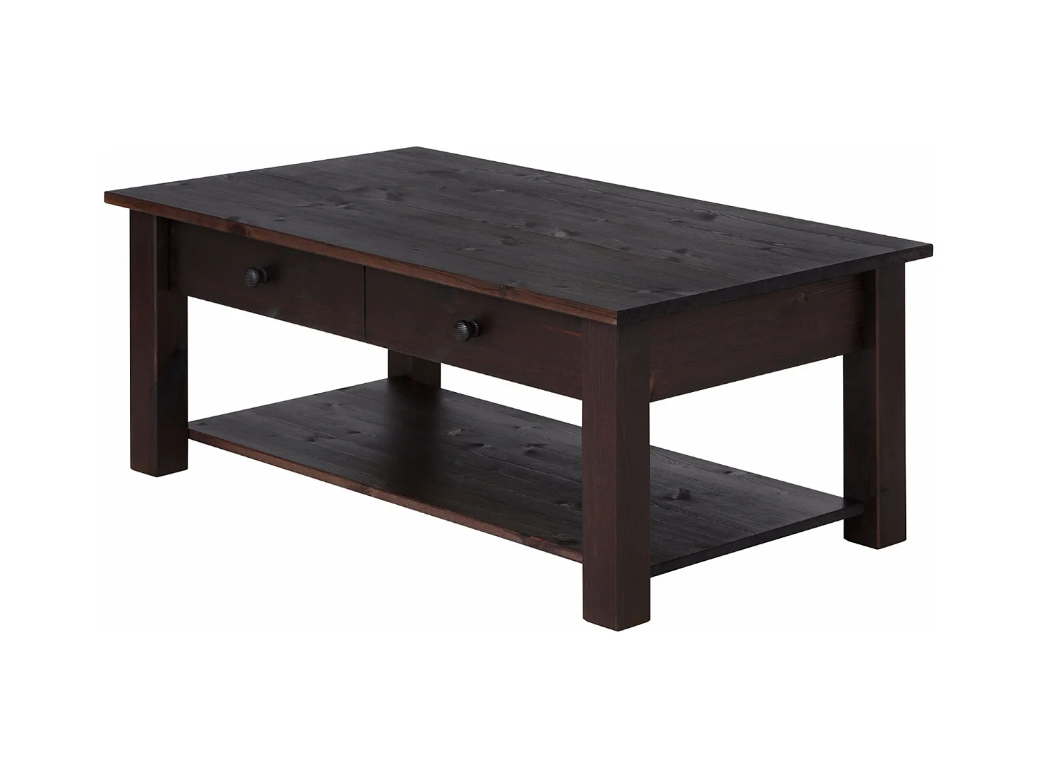Chicago|Table basse en pin marron