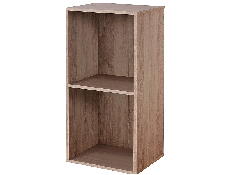 Mueble con 2 compartimentos en MDF natural