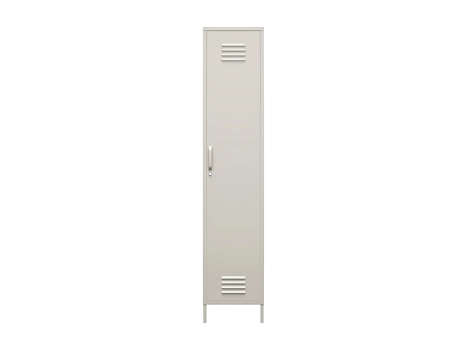 Bradford | Armoire 1 porte en métal taupe