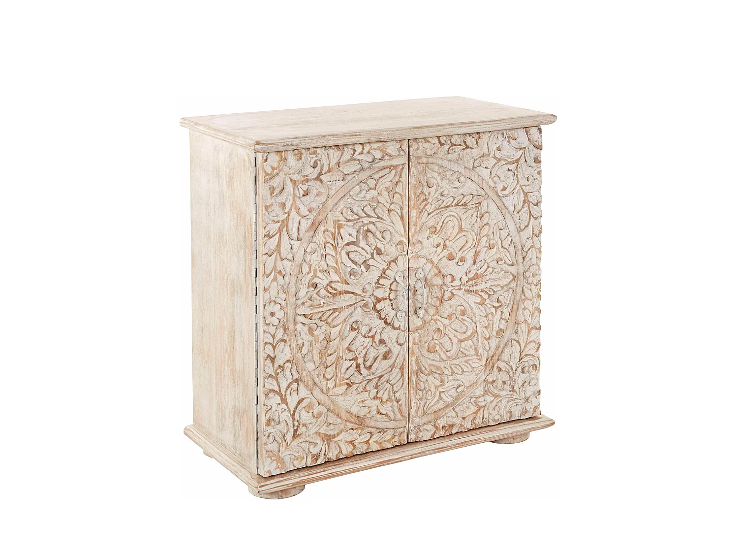 Salim | Buffet 2 portes en bois de manguier marron