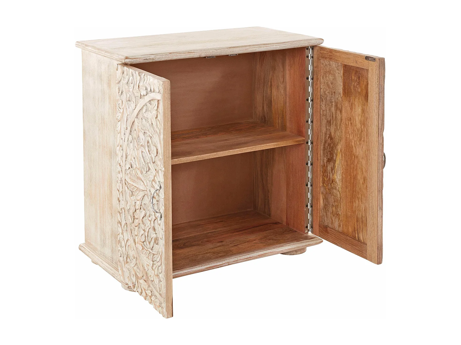 Salim | Buffet 2 portes en bois de manguier marron