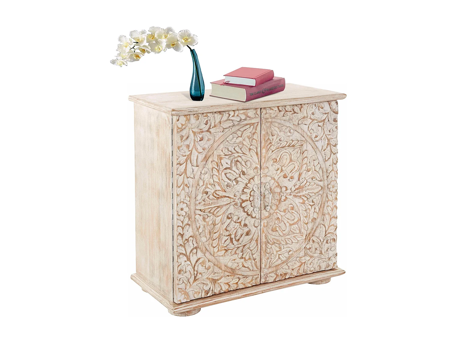 Salim | Buffet 2 portes en bois de manguier marron