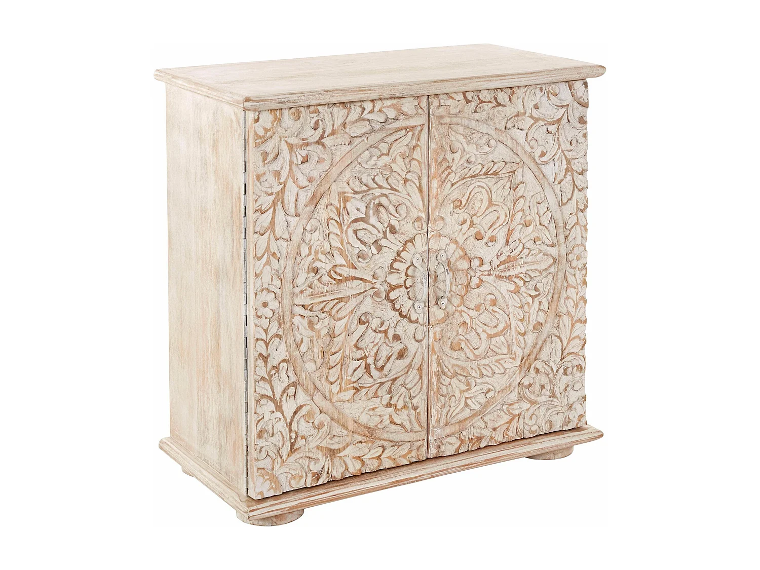 Salim | Buffet 2 portes en bois de manguier marron