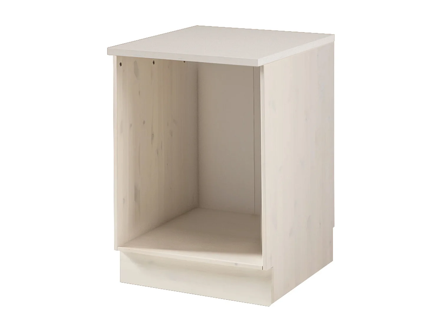 Alby: móvel de lavatório de 100 cm com 2 portas em pinho lacado branco