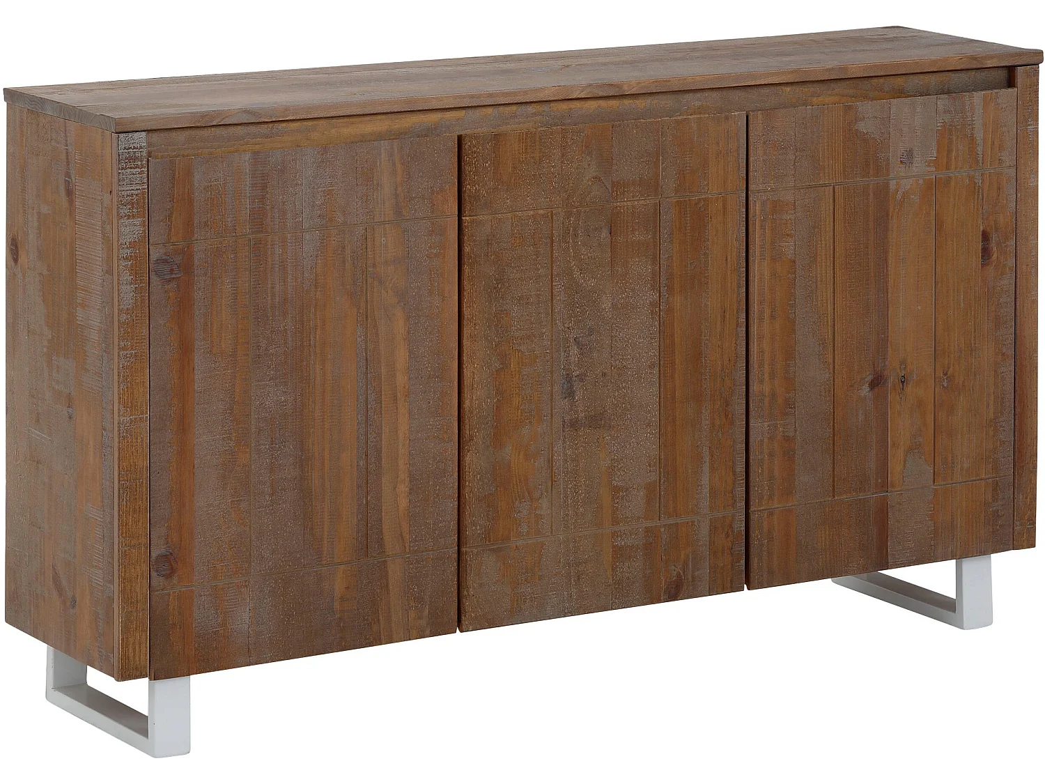 Lagos | Buffet 3 portes en pin marron