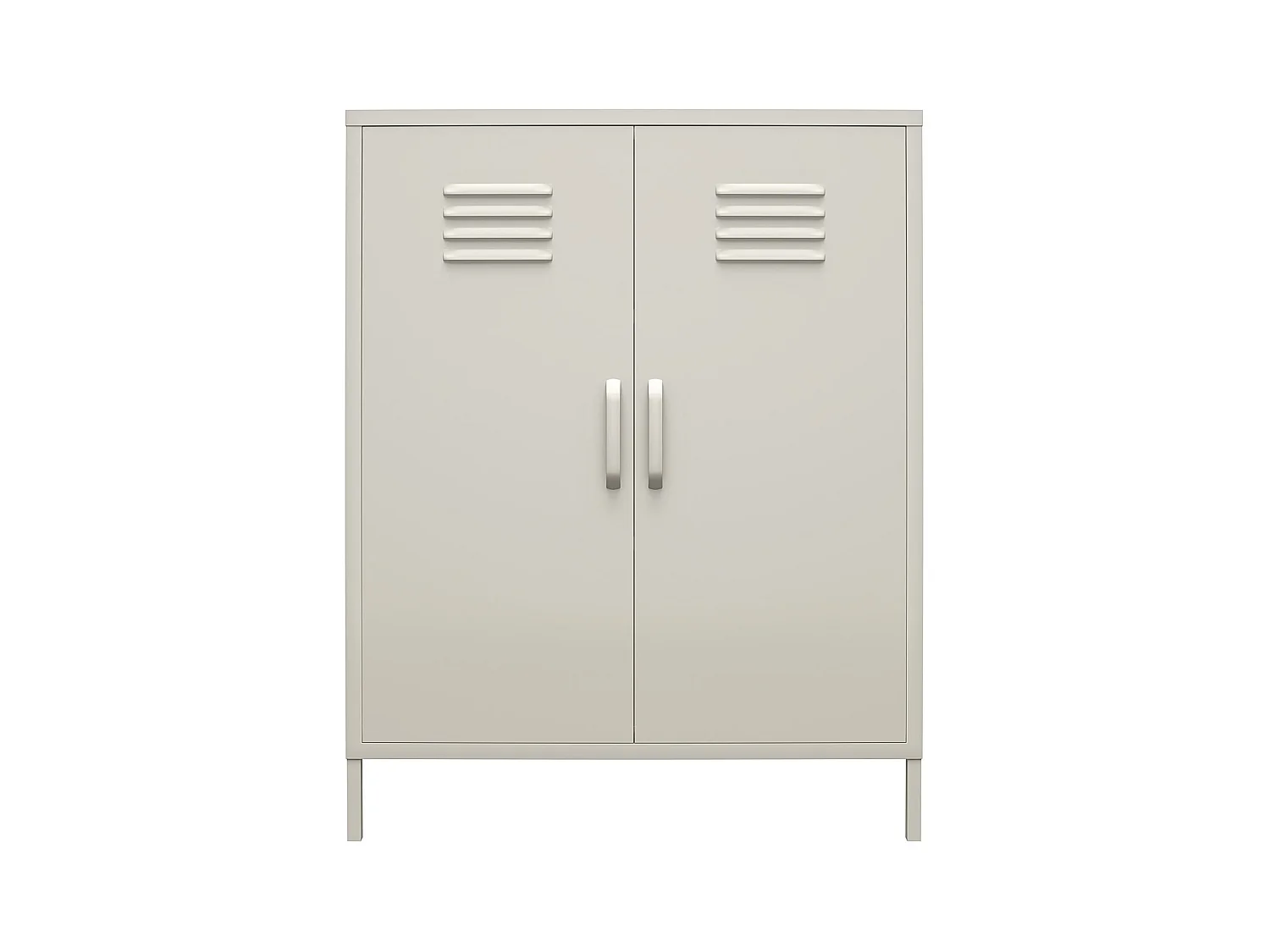Bradford | Armoire 1 porte en métal taupe