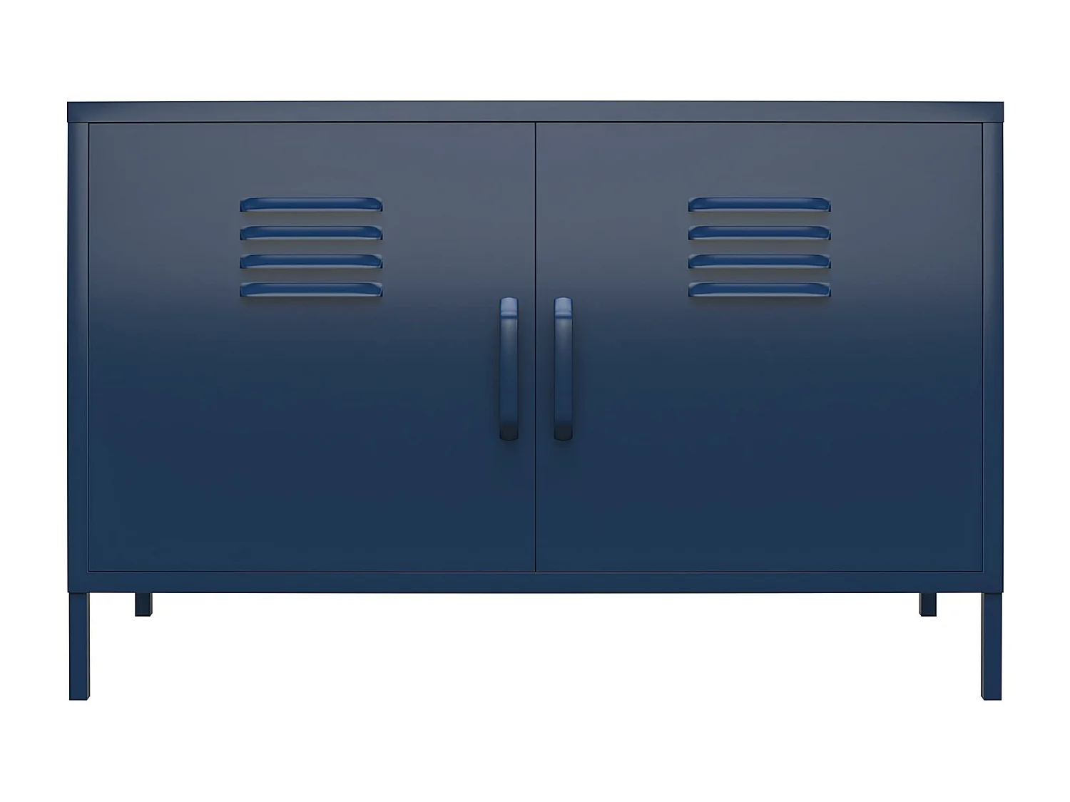 Bradford | Armário com 2 Portas em Metal Navy