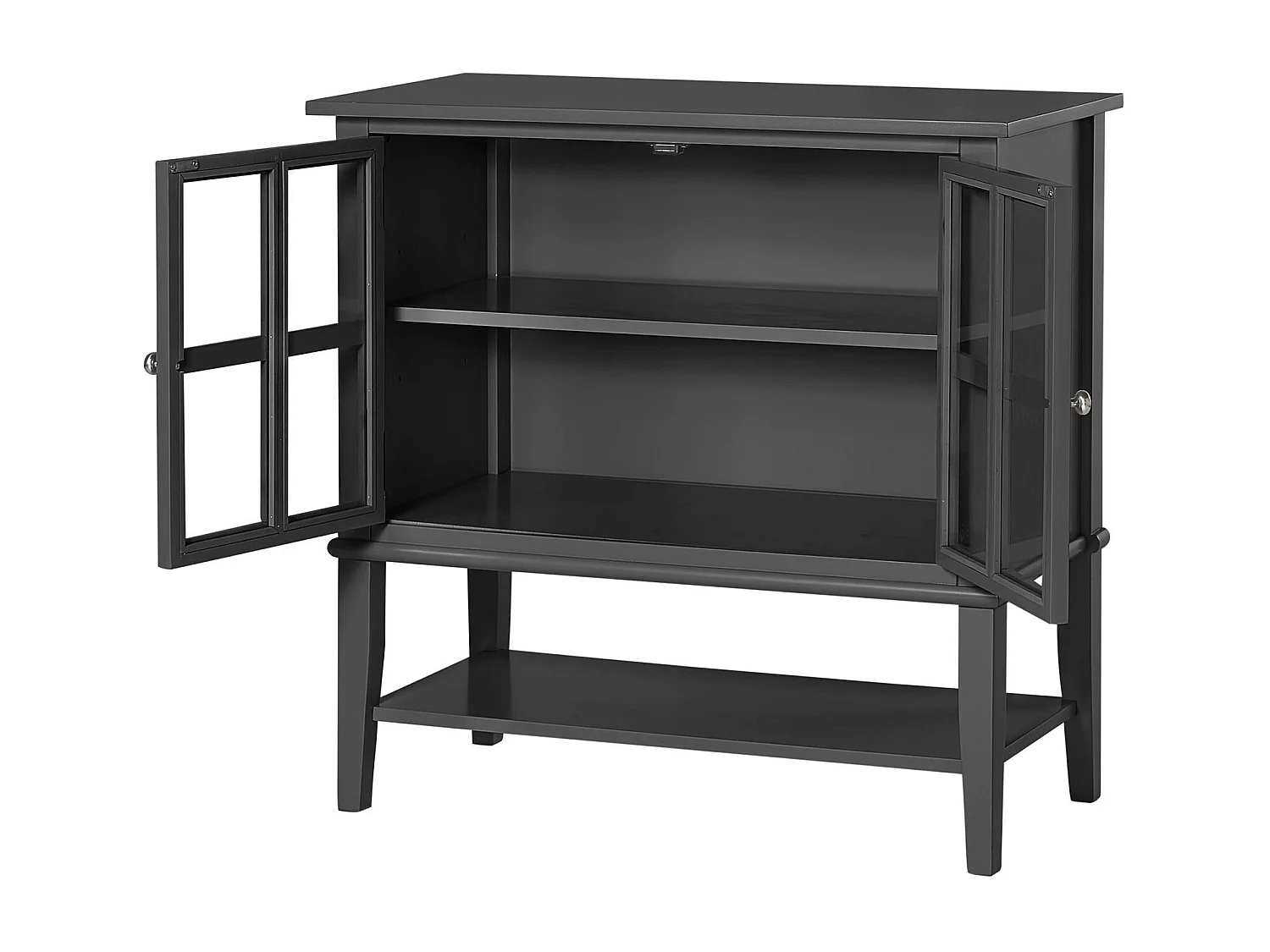 Mobile a 2 ante in MDF nero
