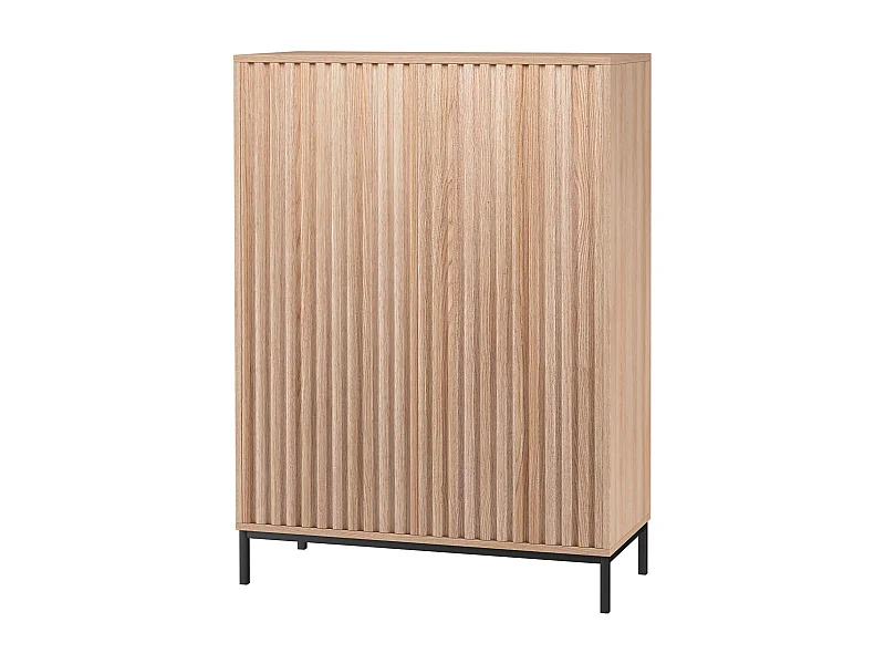 Celine | Buffet haut 2 portes en panneaux de particules nature
