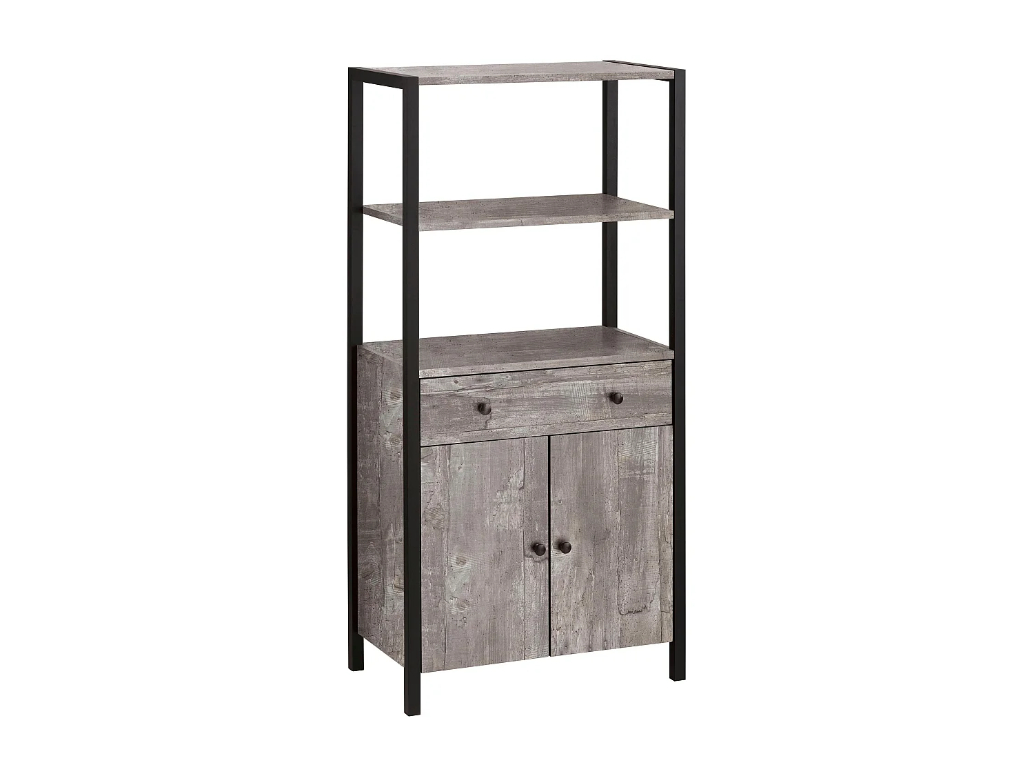 Mueble con 2 puertas y 1 cajón en tablero aglomerado beton