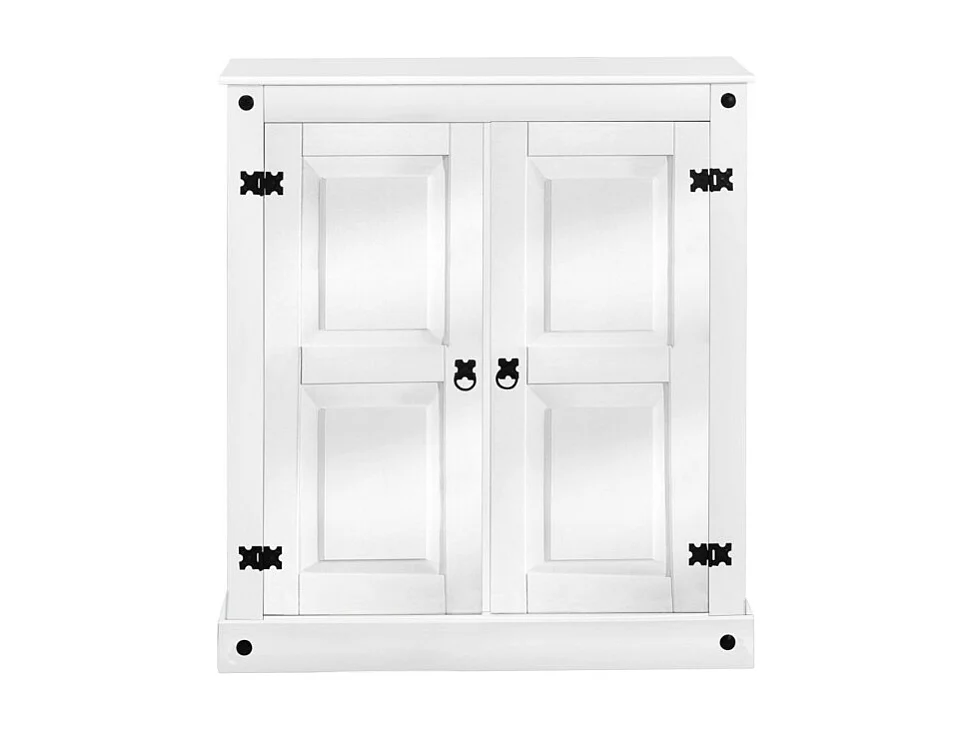 Mueble con 2 puertas en pino blanco