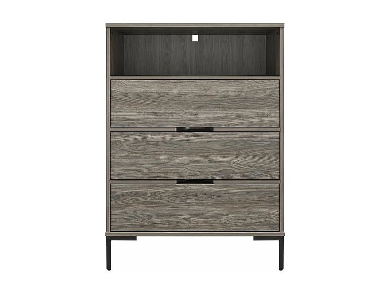 Rayburn | Cómoda em aglomerado de partículas laminadas em carvalho envelhecido