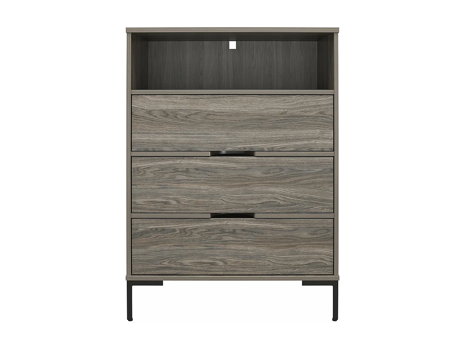 Rayburn | Cómoda em aglomerado de partículas laminadas em carvalho envelhecido