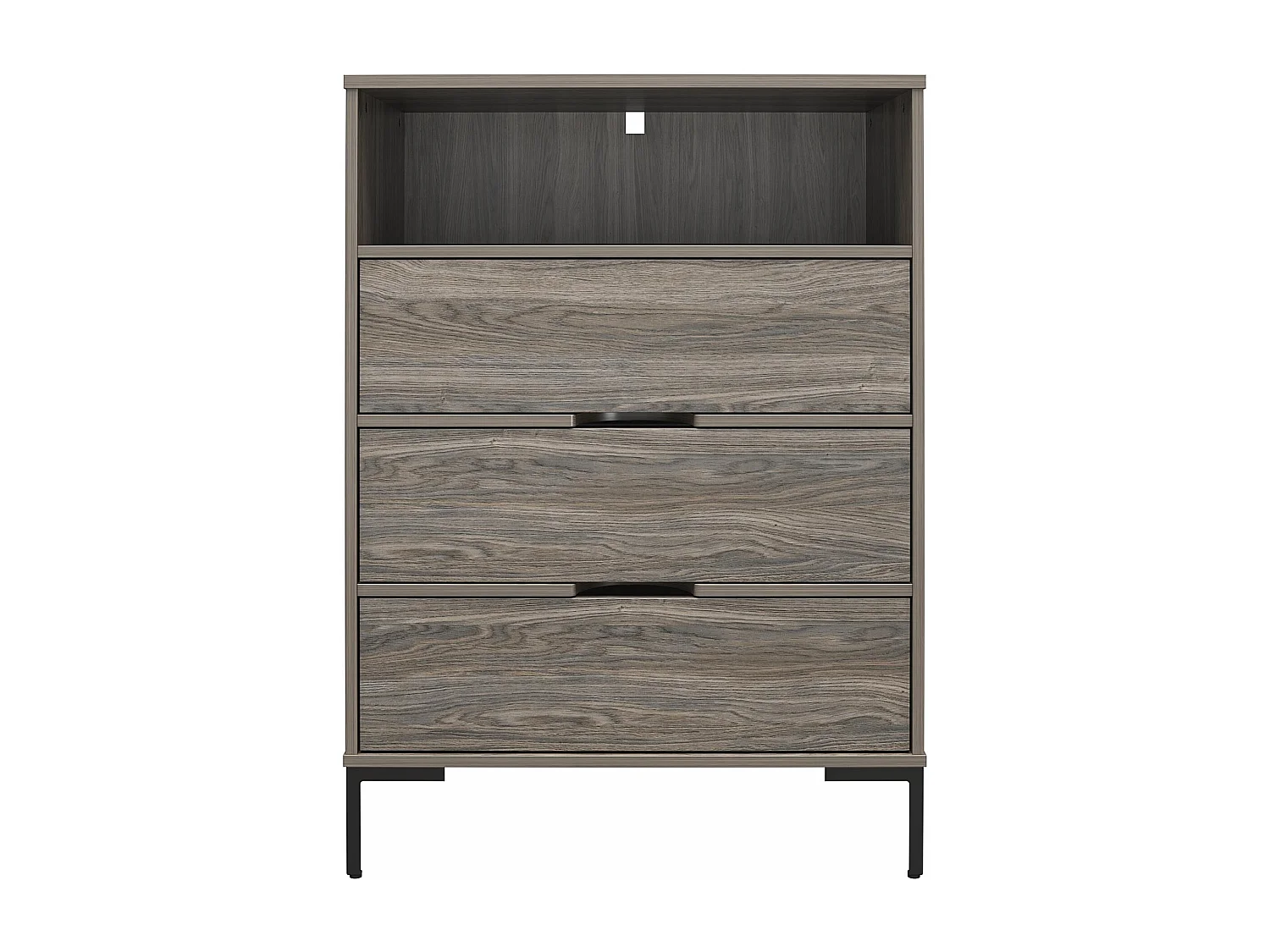 Comò in truciolare laminato rovere stagionato