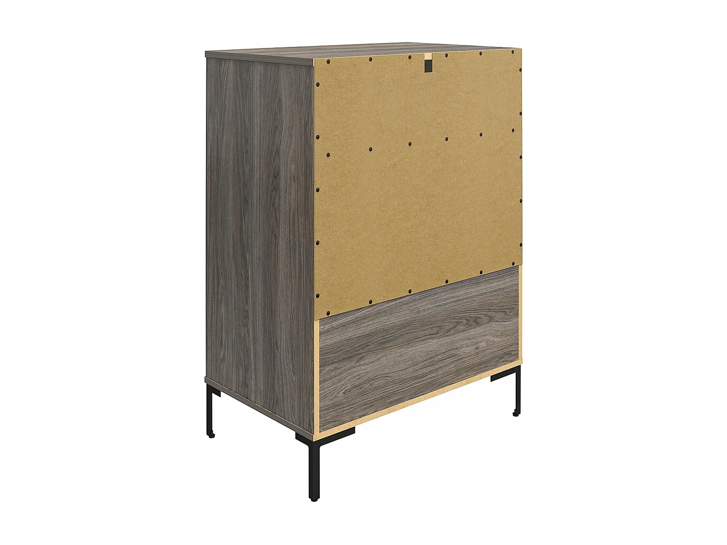 Comò in truciolare laminato rovere stagionato