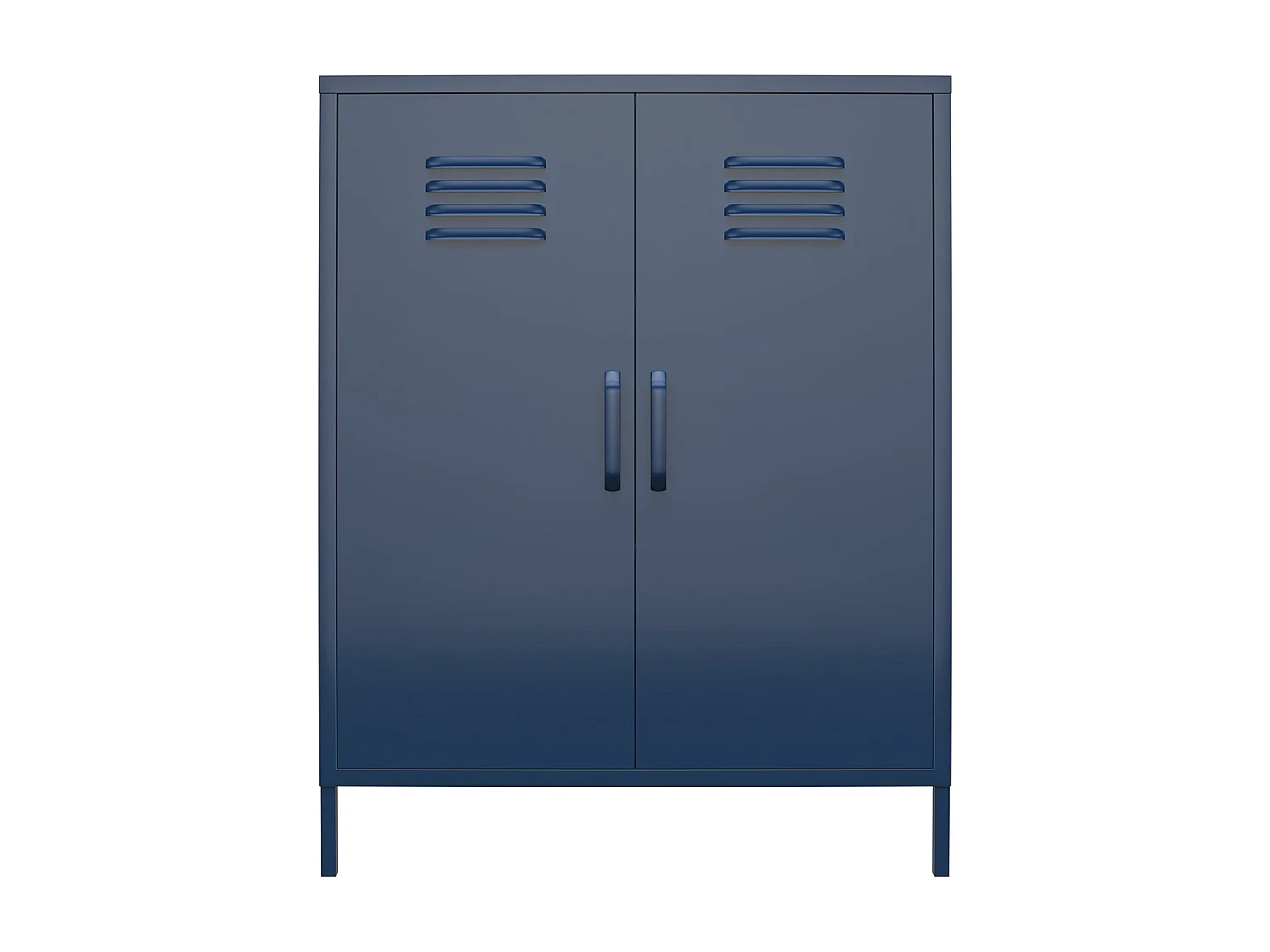 Mueble con 1 puerta en metal marino