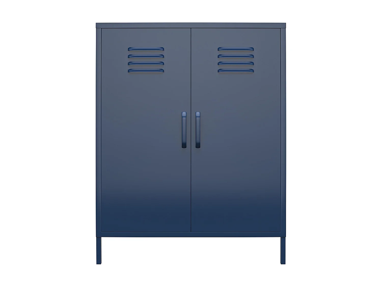 Mueble con 1 puerta en metal marino