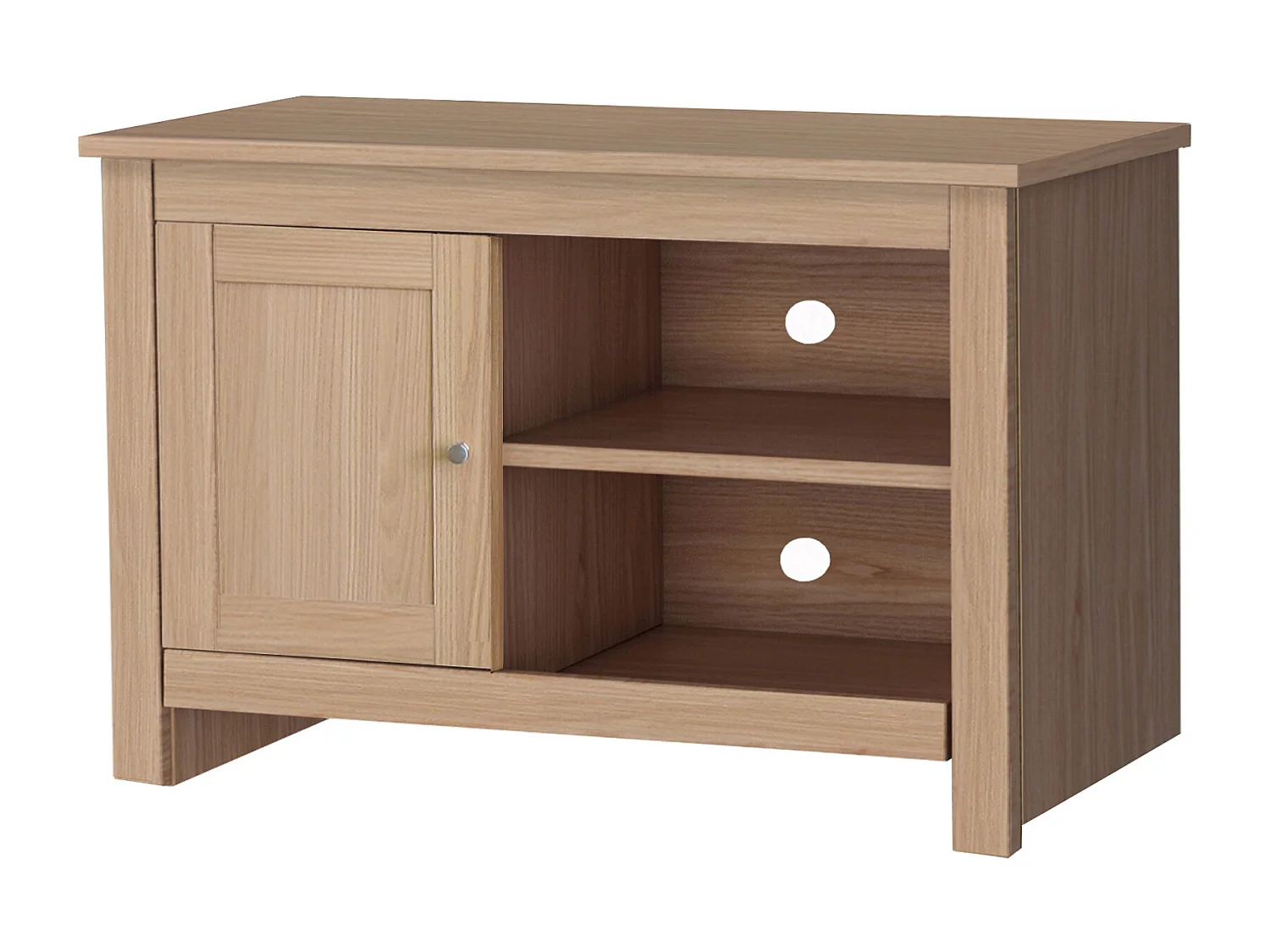 Porta TV con 1 anta in MDF rovere