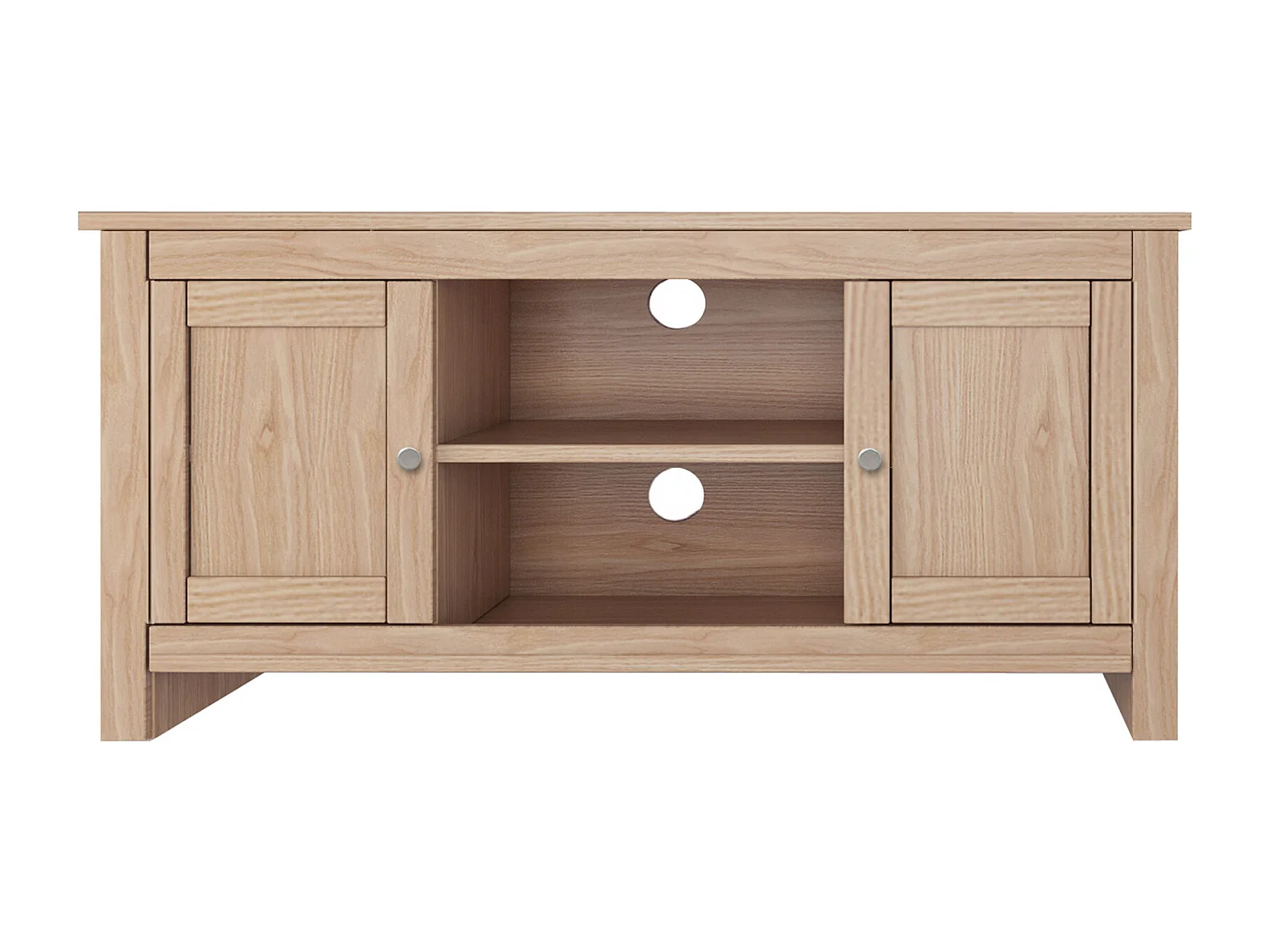 Emerald | Meuble TV 2 portes en MDF chêne