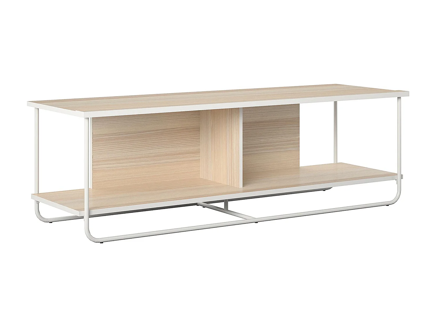 Armário para televisão com 2 gavetas e 1 porta em aglomerado laminado