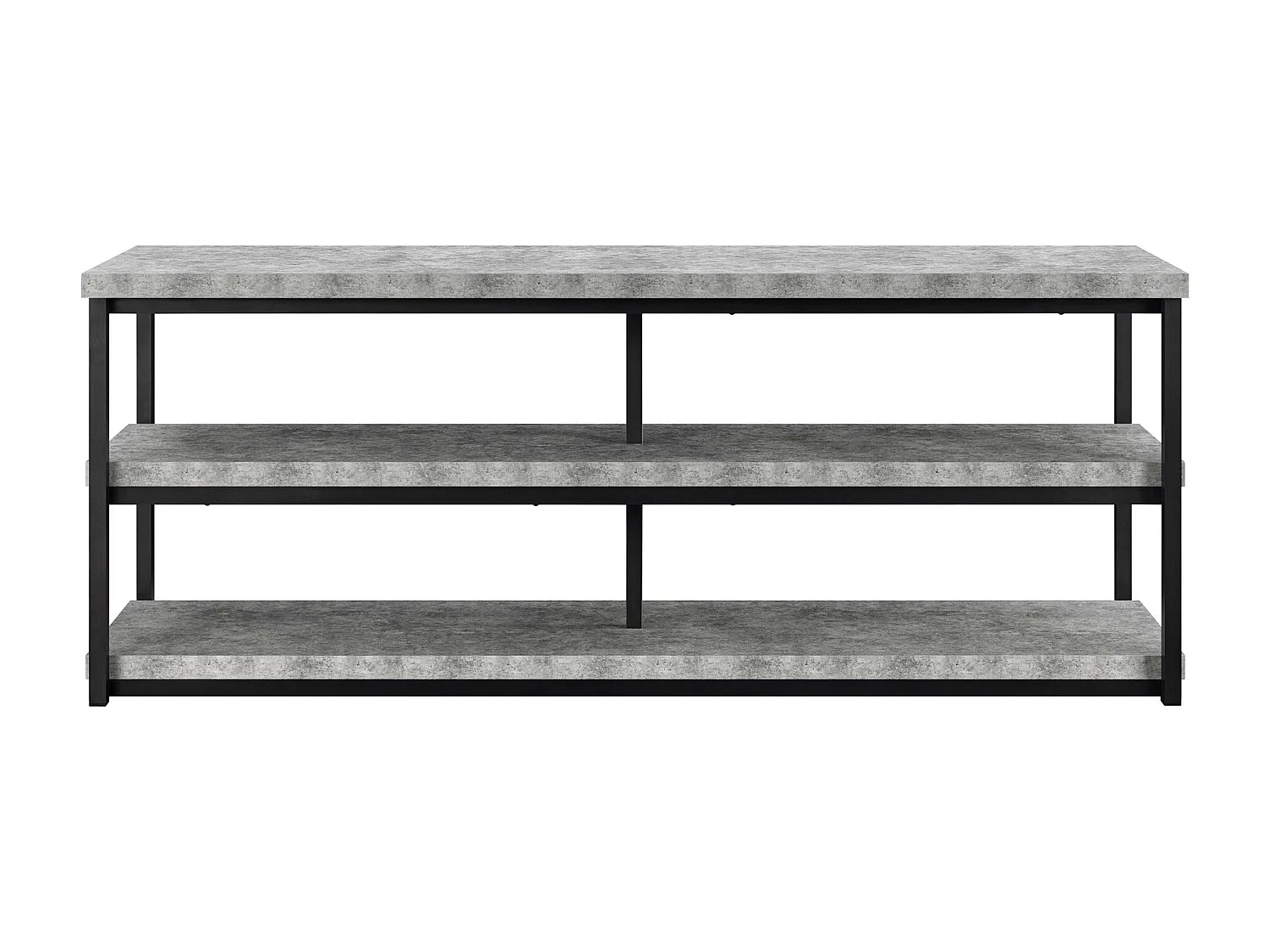 Porta TV 2 vani a giorno in laminato cemento