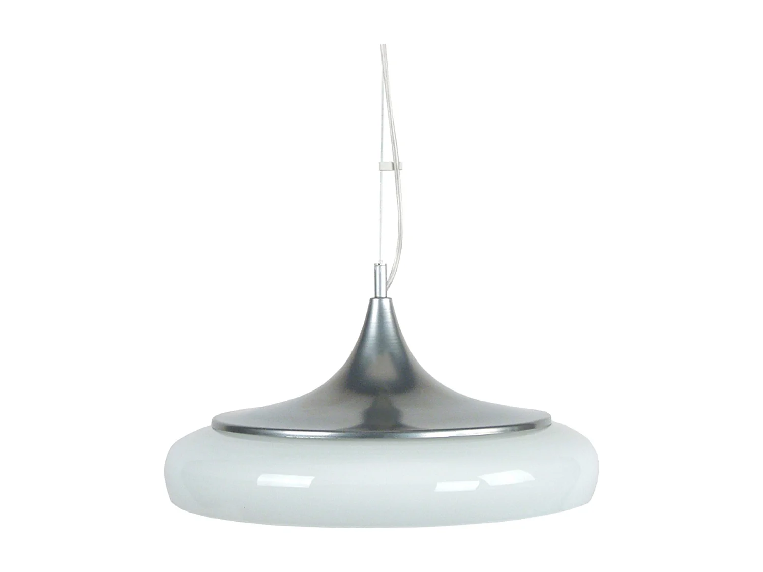Suspensão TOSEL  DIVINITY vidro cúpula Verde D38 x  H77  cm