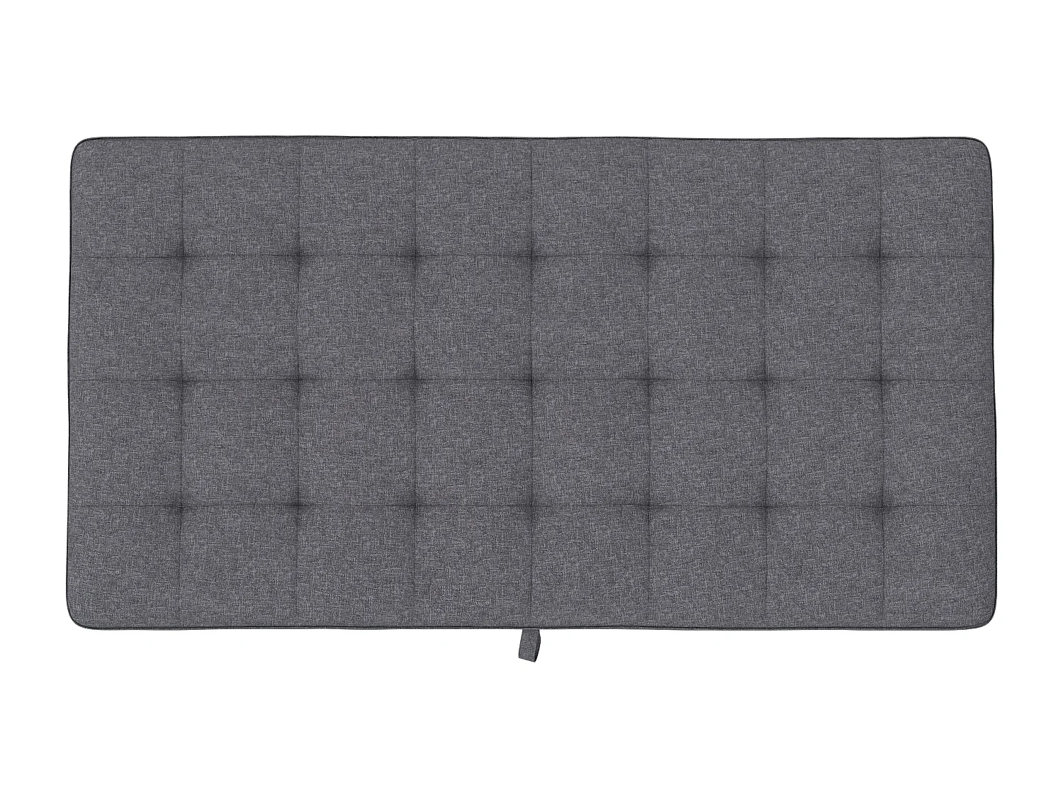 Presley | Pouf avec rangement en tissu gris