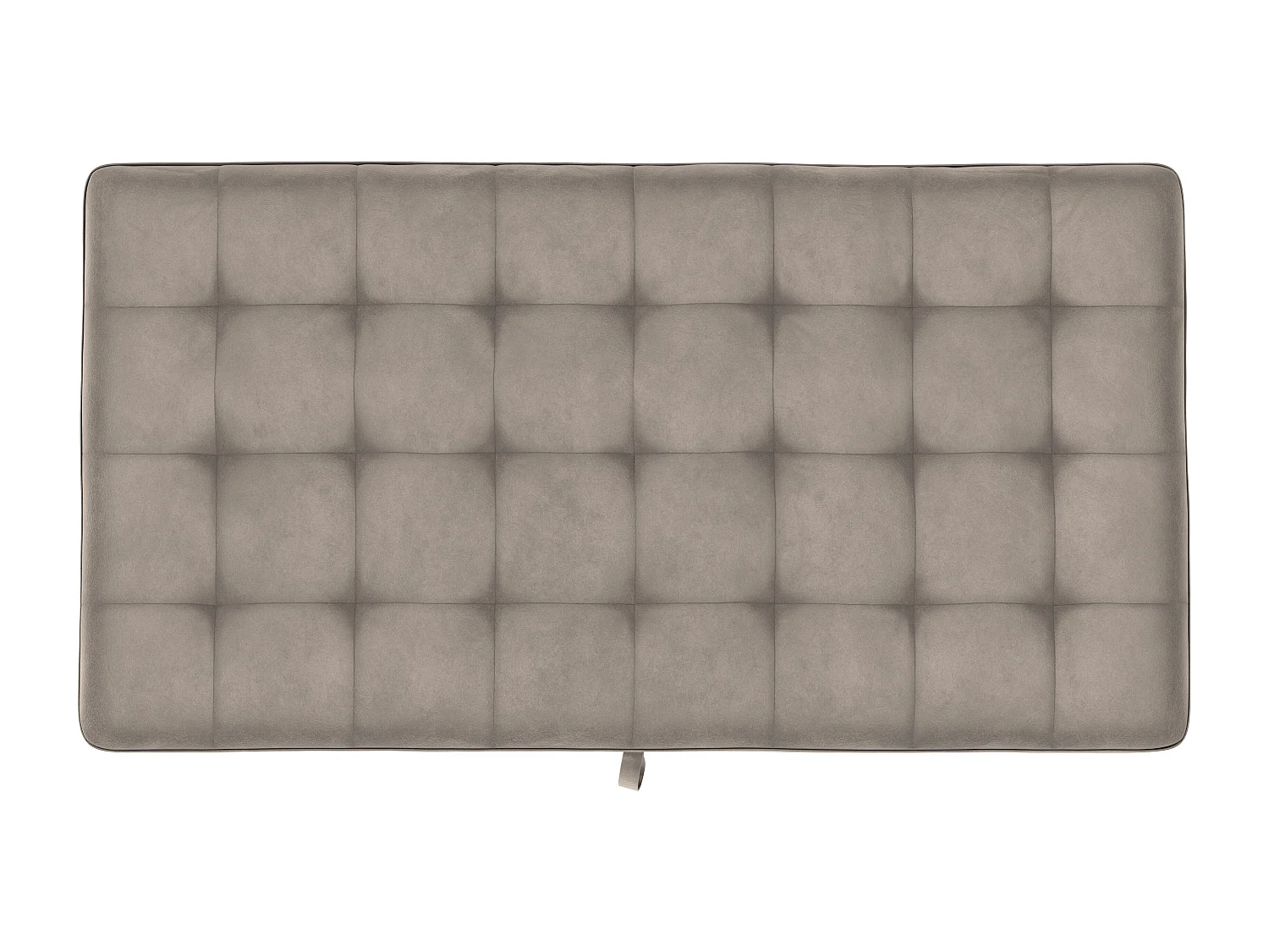 Presley-Poef met opbergruimte in fluweel antraciet