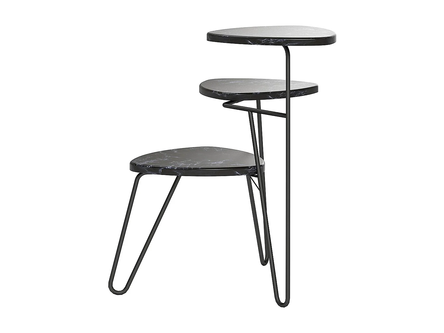 Soporte para plantas en tablero de partículas laminado PVC mármol