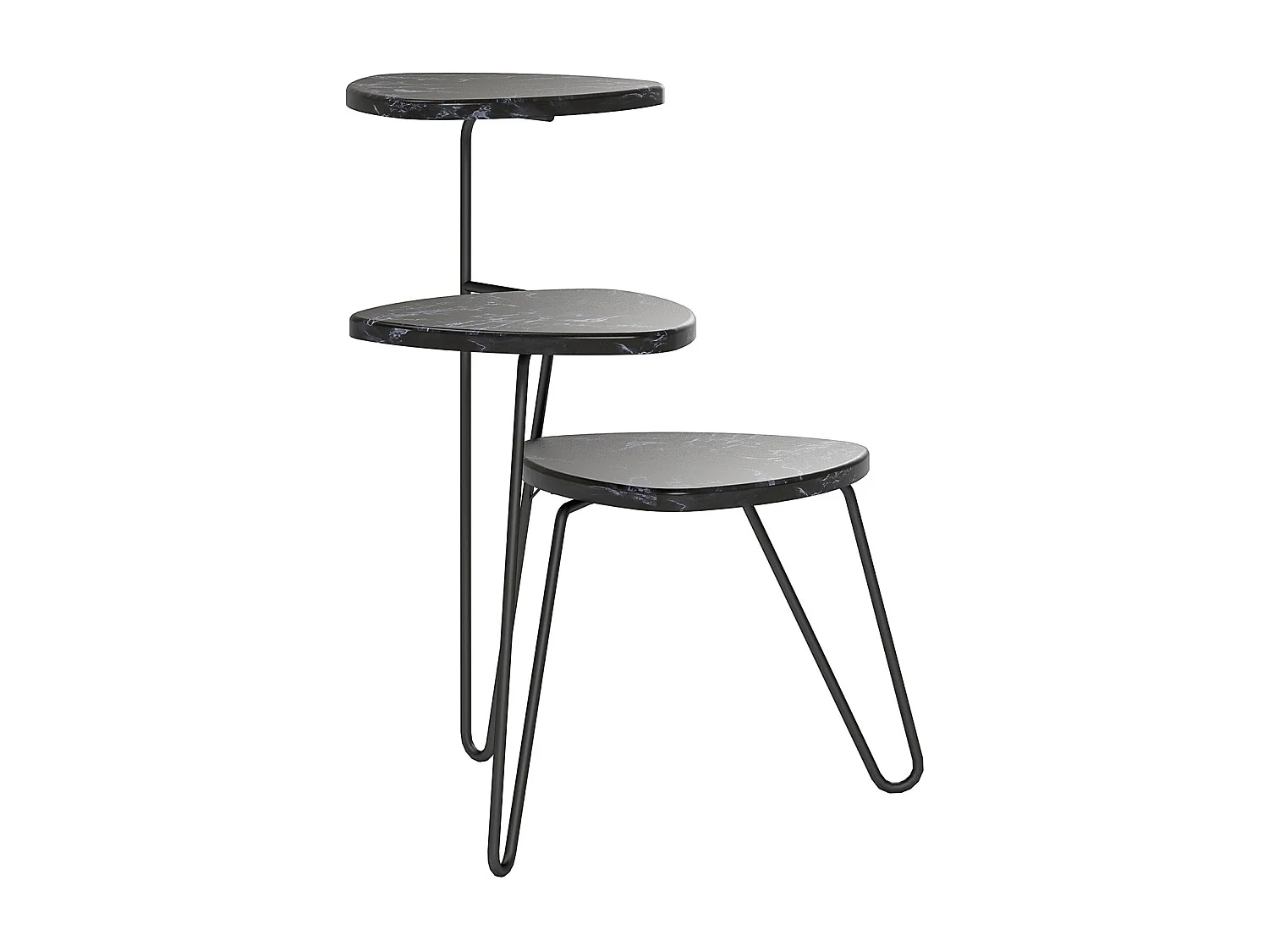 Soporte para plantas en tablero de partículas laminado PVC mármol