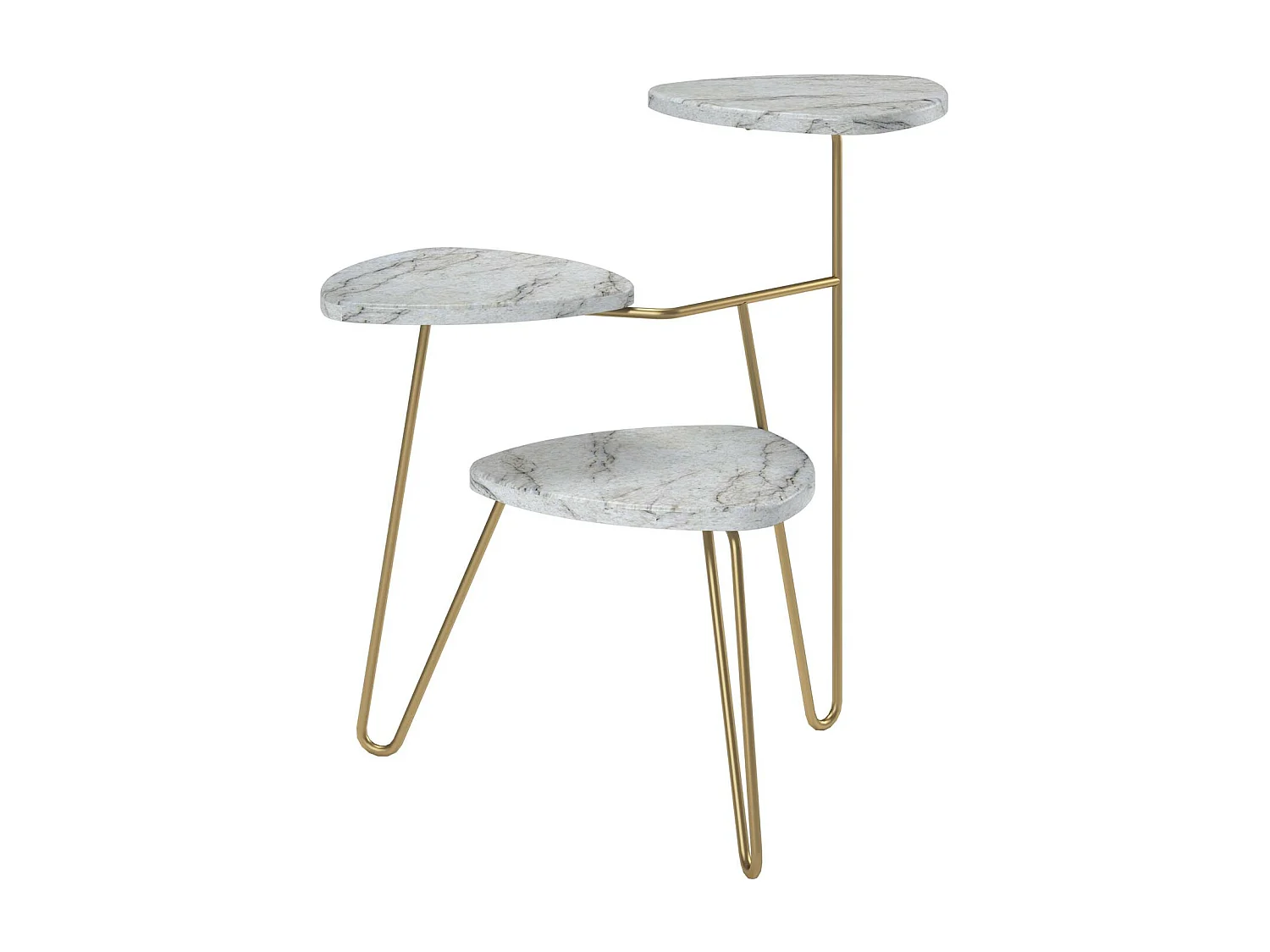 Westerleigh | Mesa de cabeceira com 2 gavetas e 1 prateleira em preto