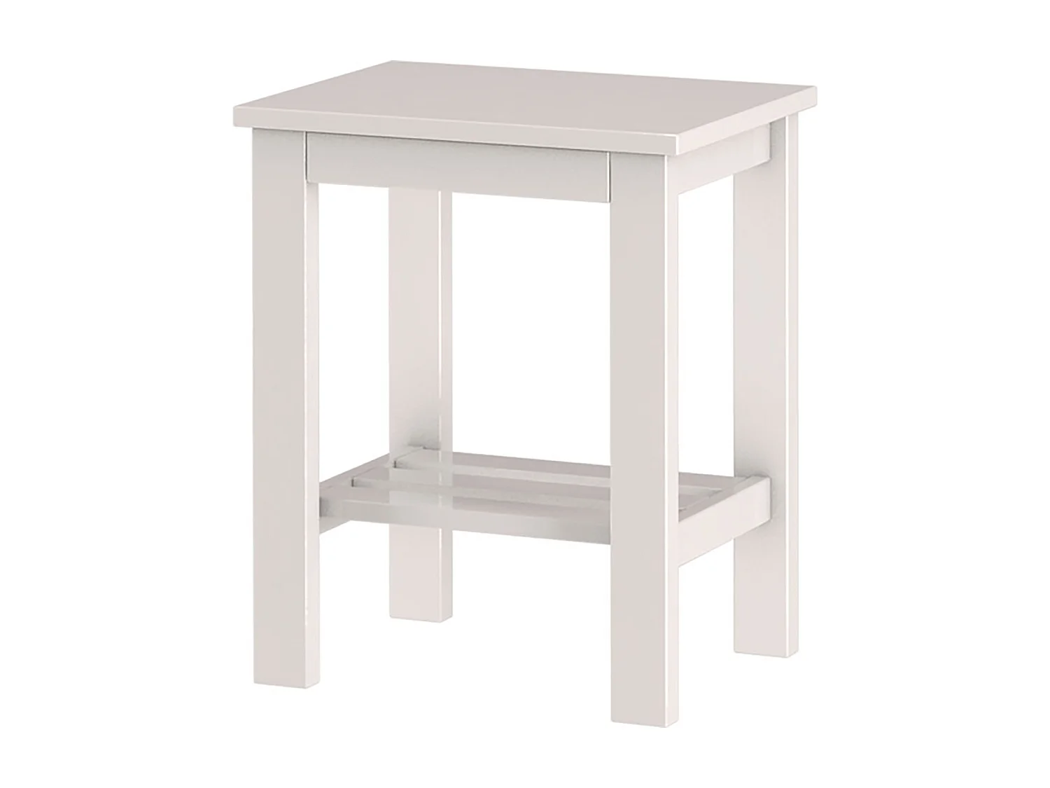 Trend | Table de chevet en effet bois blanc